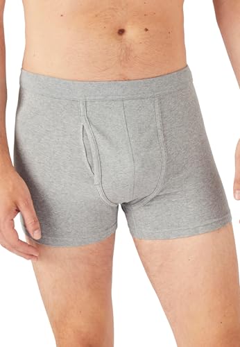 Damart Biancheria intima set 2 boxer aperti uomo M blu grigio cotone