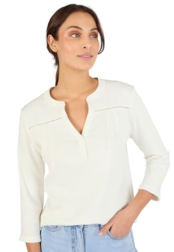 Damart Prêt-à-porter maglietta donna bianca 54-56