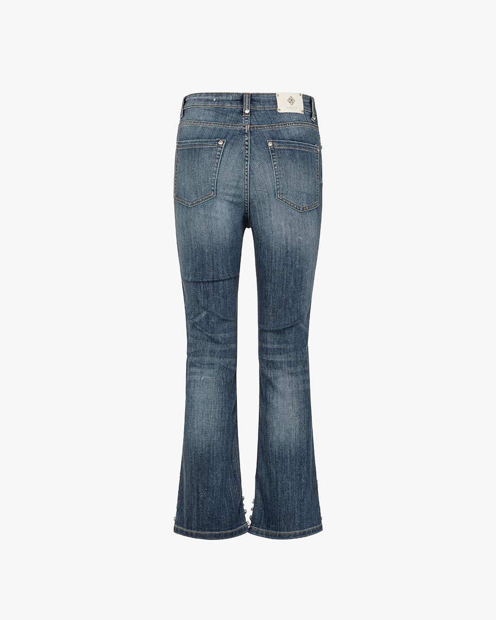 Markup Donna Jeans & Pantaloni Jeans flare cropped con pietre jeans
