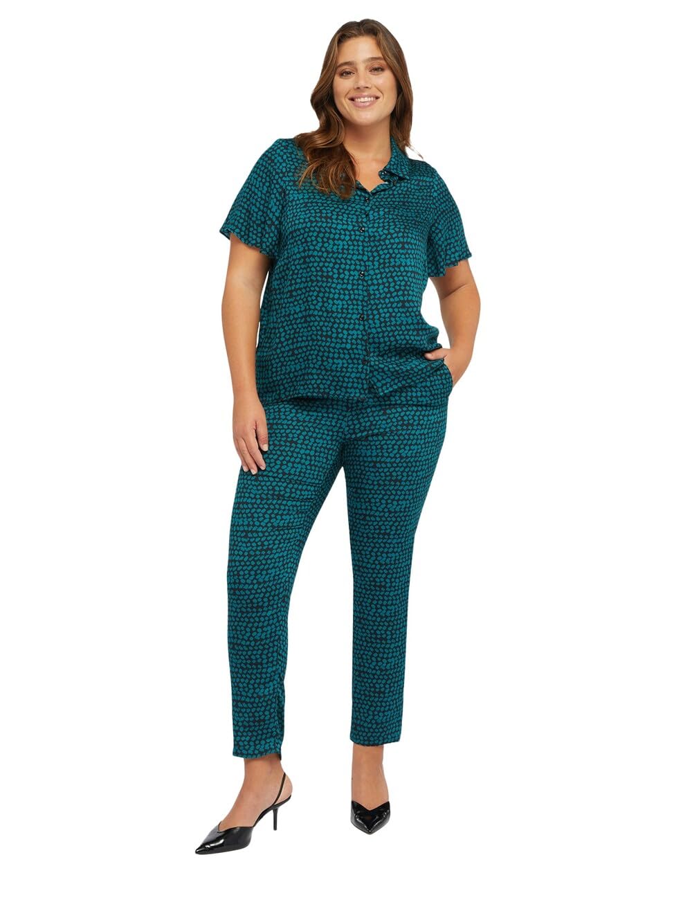 Fiorella Rubino Camicie e bluse Camicia con Fantasia Stampata 50 Plus