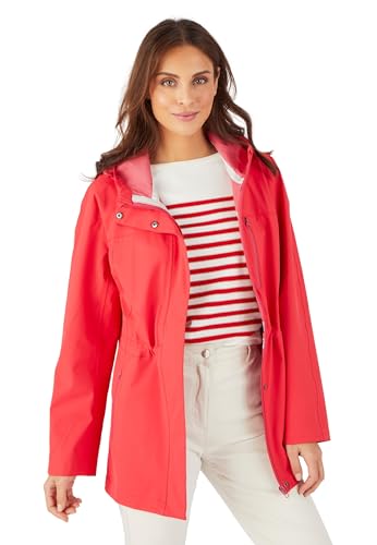 Damart Prêt-à-porter Parka corta RainProtect rossa