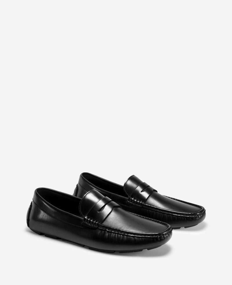 Kenneth Cole Reaction Shoes Sergio Penny Driving Loafer mocassini neri