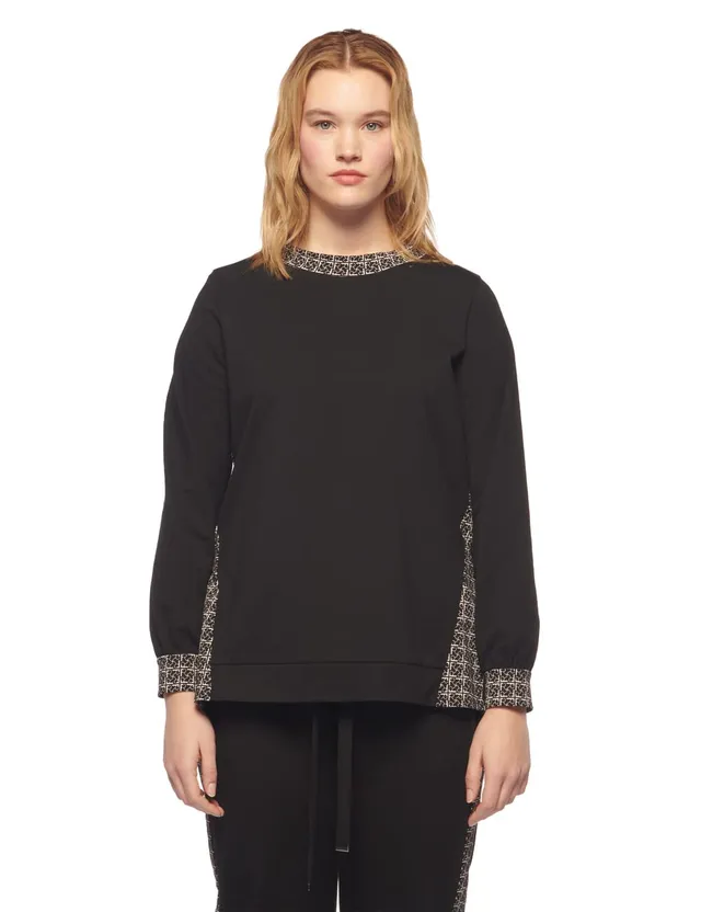 Fiorella Rubino Maglie e felpe felpa con loghi XS Plus