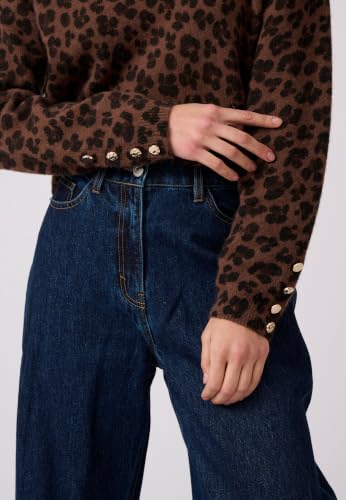 Damart Thermolactyl maglione donna stampa leopardata rosso