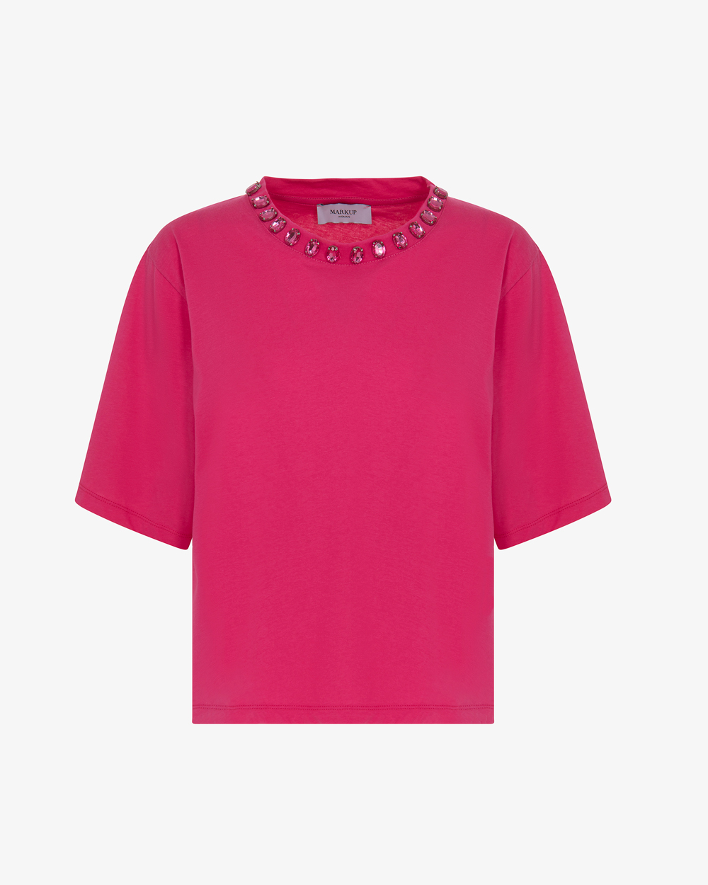 Markup Donna T-Shirt & Felpe T-shirt in jersey con pietre allo scollo t-shirt