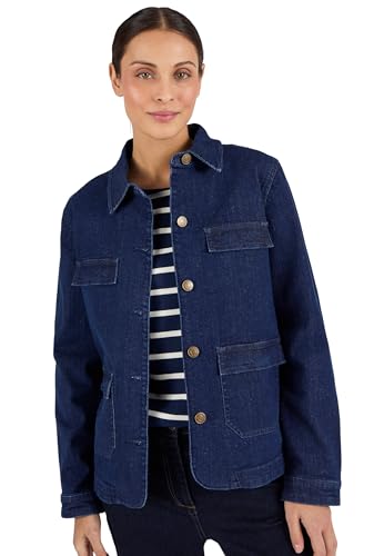 Damart Prêt-à-porter Giacca Jean donna denim scuro manica lunga