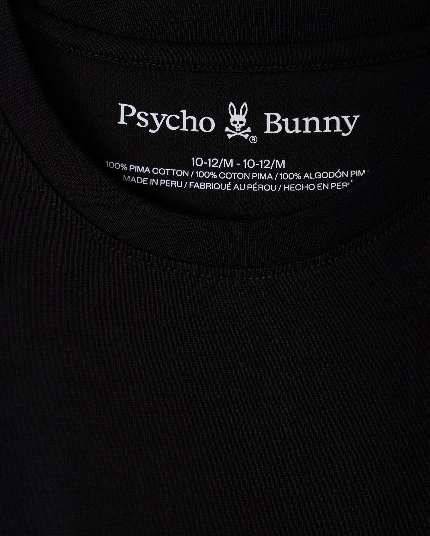 Psycho Bunny Kids Tees New York City Tee B0U554W1PC T-shirt nera