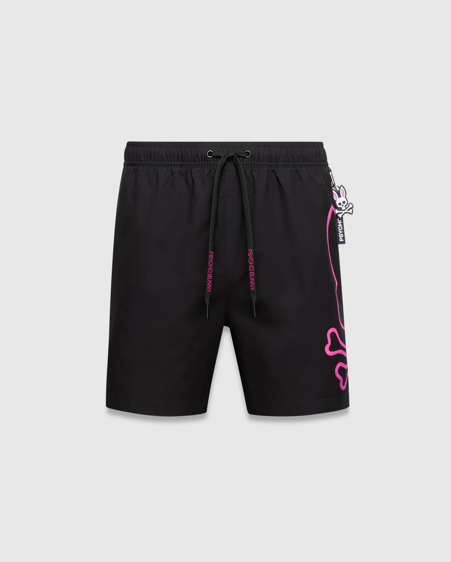 Psycho Bunny Men's Swimwear Duncan MB1000089 costume da bagno nero 5¾″