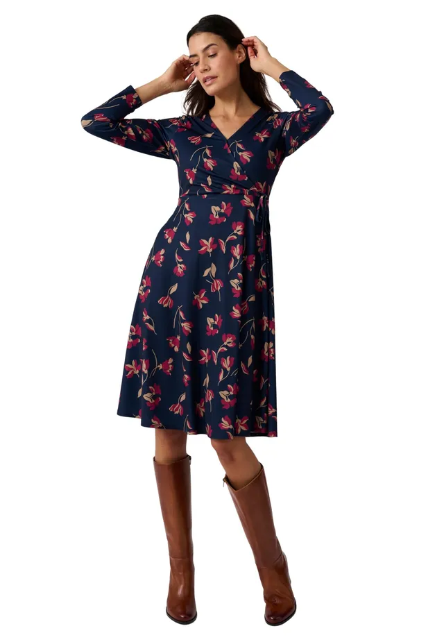 Damart Prêt-à-porter Vestito da donna abito taglia 38-40 in maglia crepe
