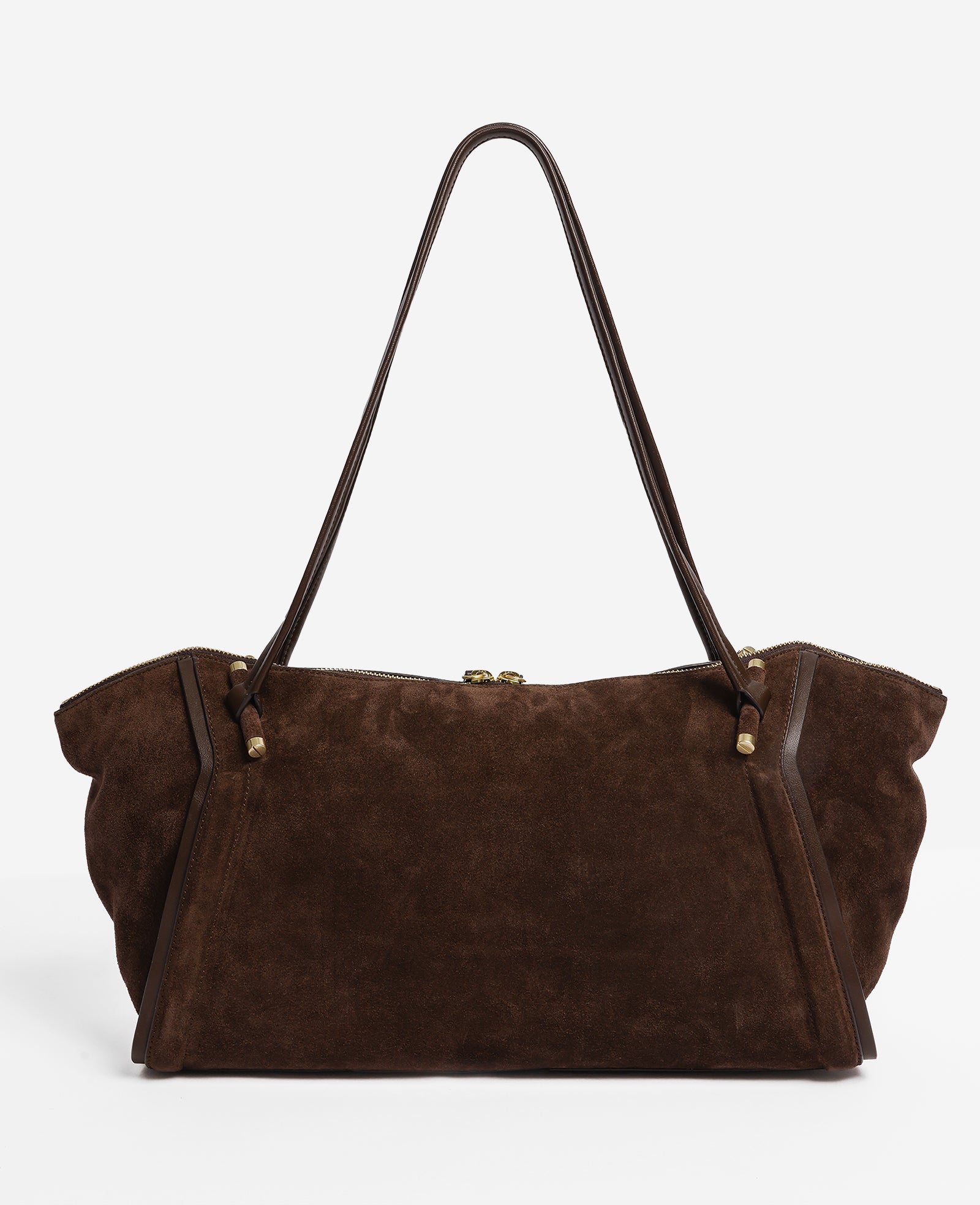Kenneth Cole Reaction Bags Highline East/West Top Zip Tote borsa tote cioccolato in pelle scamosciata