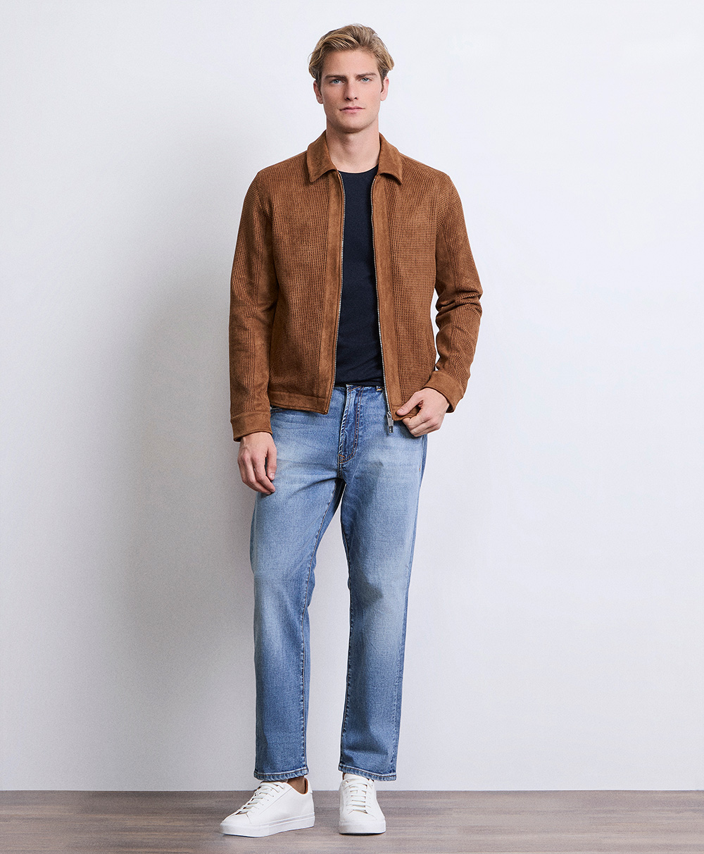 Markup Uomo Jeans Jeans cropped fit lavaggio medio