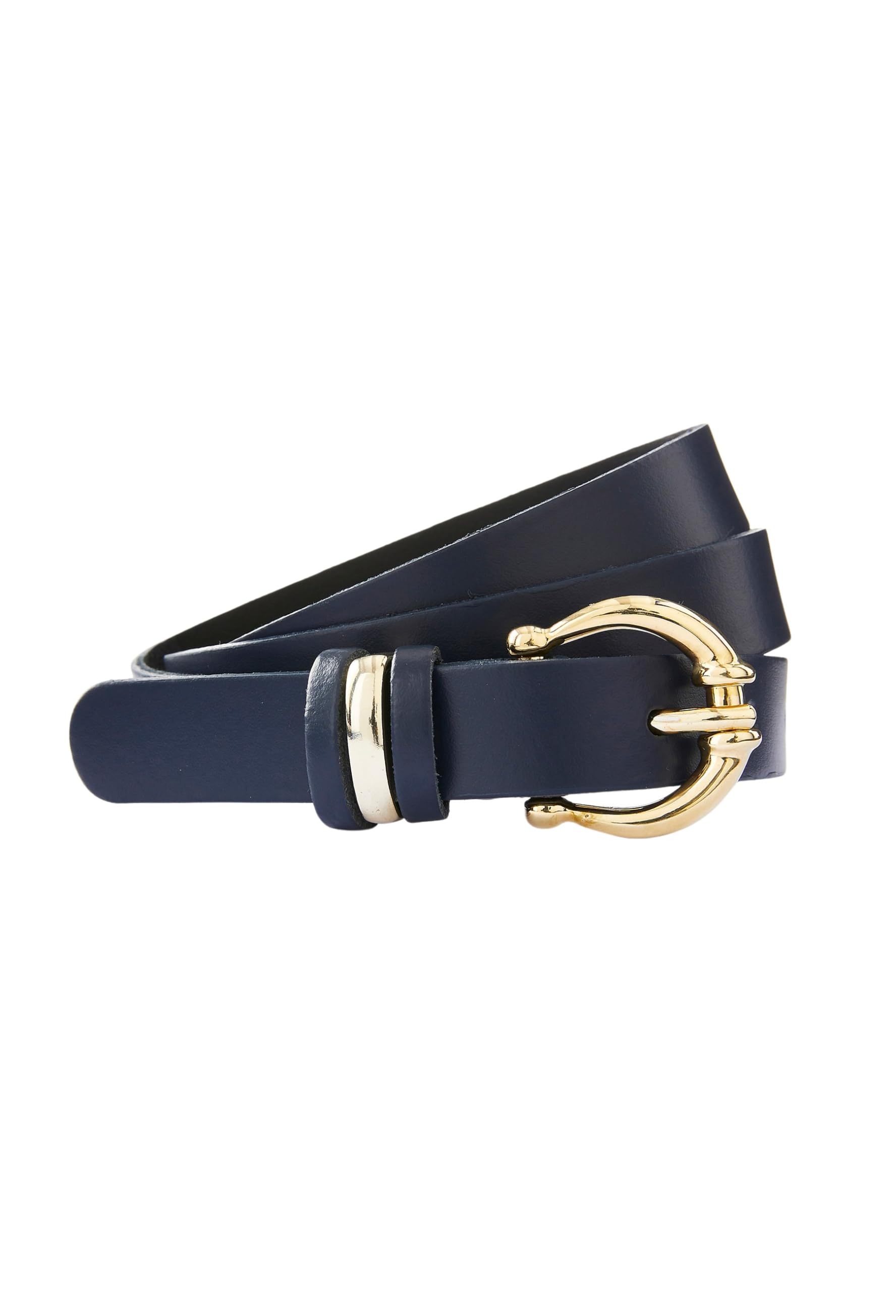 Damart Accessori cintura sottile da donna pelle bovina fibbia dorata