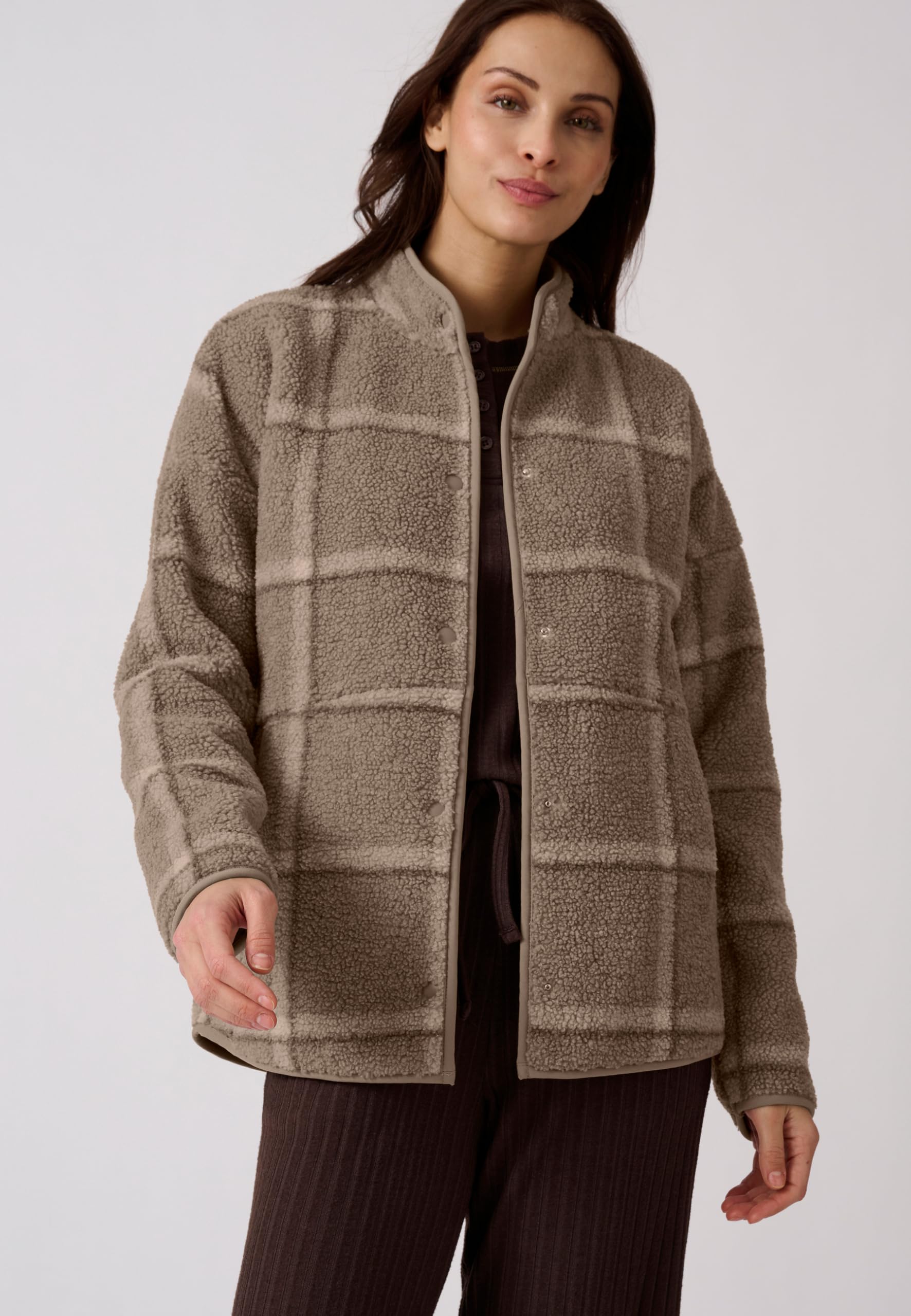 Damart Thermolactyl giacca in pile donna sherpa