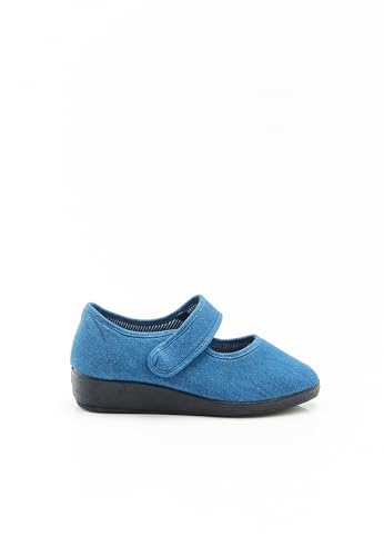 Damart Calzature Babies Effetto Jeans donna blu denim taglia 37