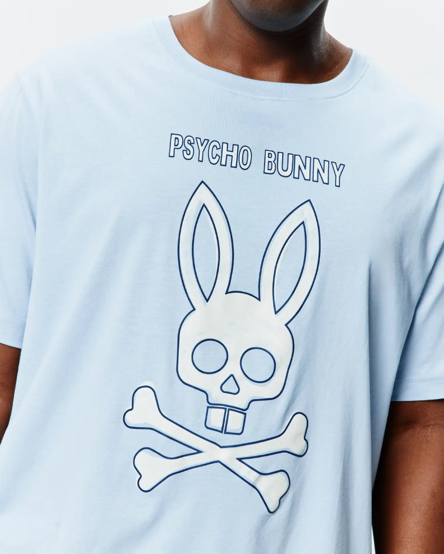Psycho Bunny Big & Tall Adler Graphic Tee maglietta uomo blu Kentucky