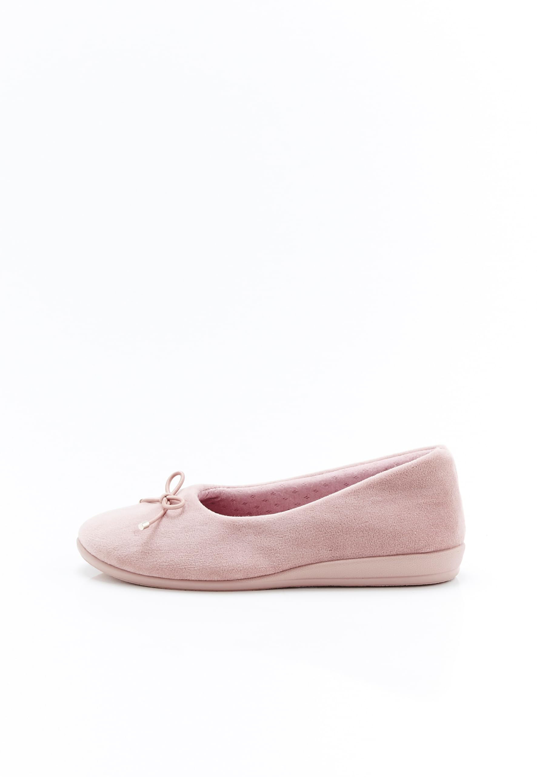 Damart Calzature ballerine donna rosa antico in velluto