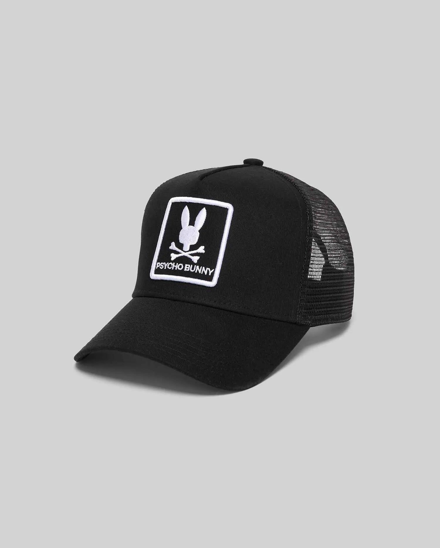 Psycho Bunny Accessories Adamo MO1500076 cappellino trucker nero
