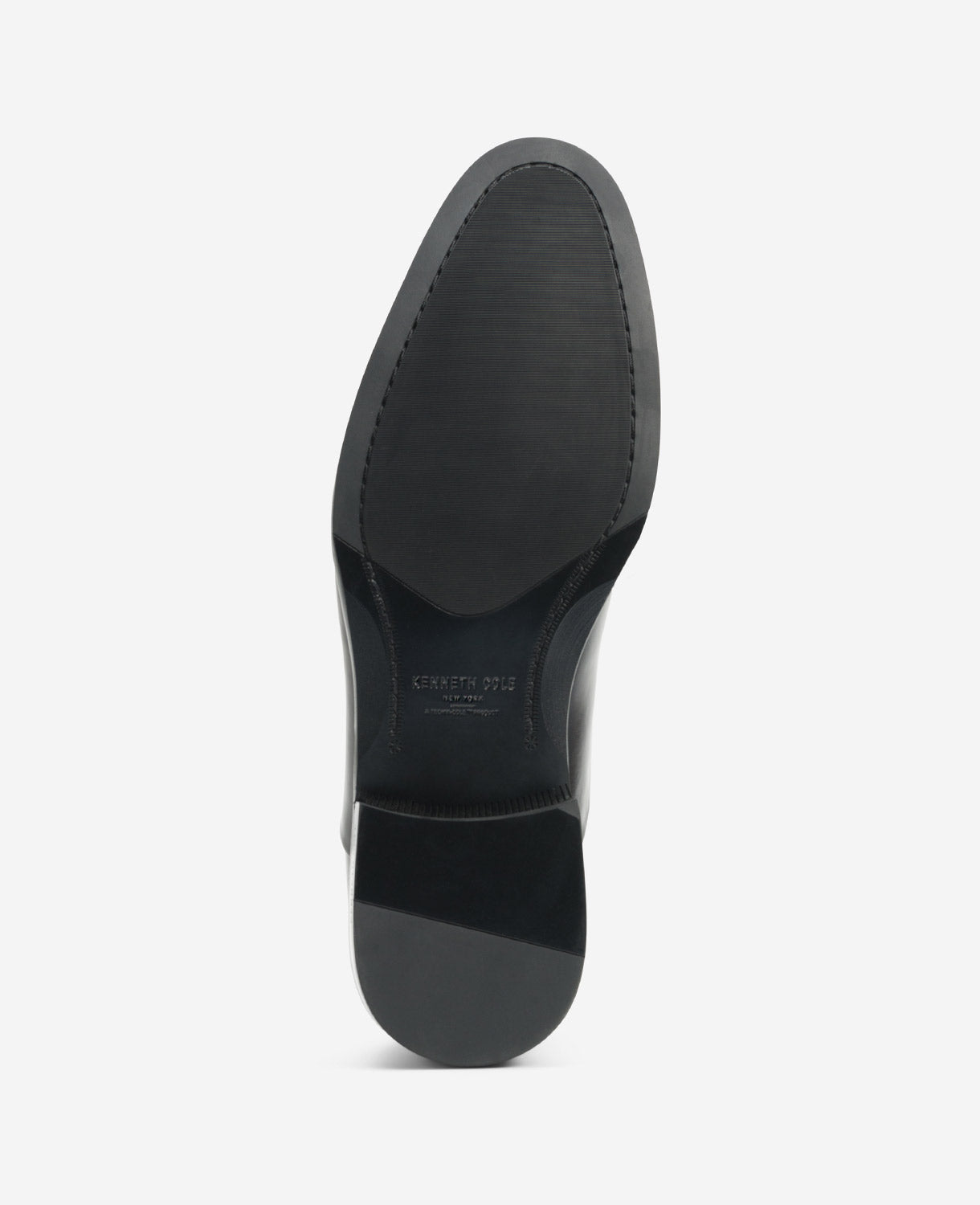 Kenneth Cole Reaction Lace Up Cap Toe Oxford scarpe nere in pelle