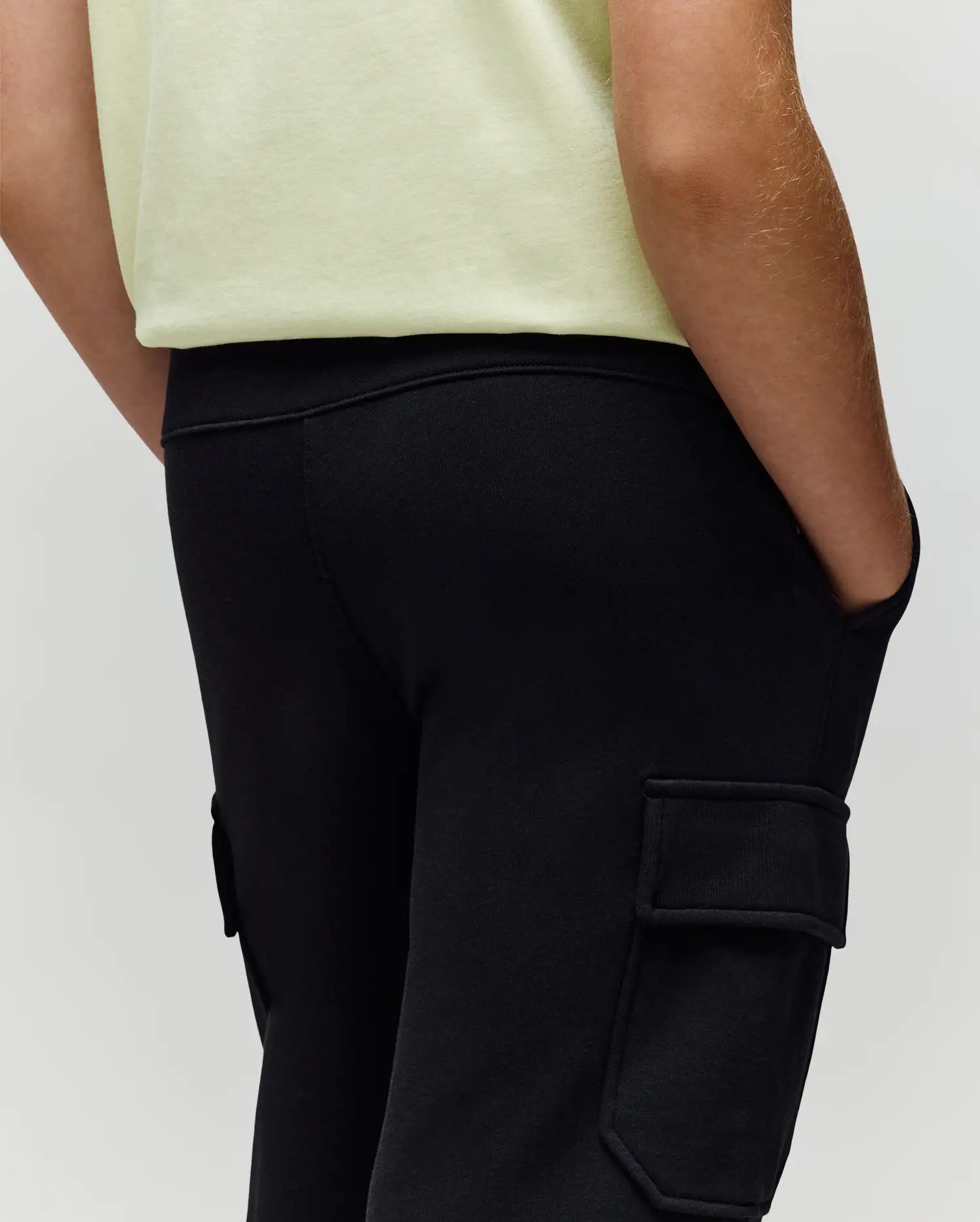 Psycho Bunny Kids Bottoms Nash Cargo Sweatpant KB0800004 Pantaloni cargo neri