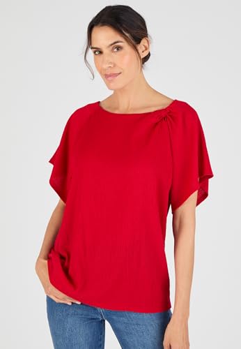 Damart Prêt-à-porter Maglietta a maglia testurizzata collo fantasia donna 42-44