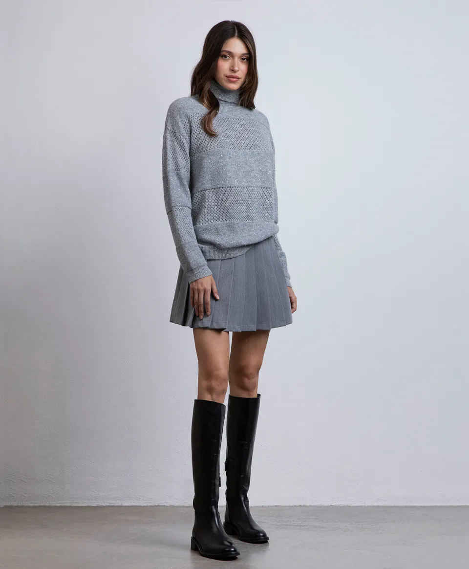 Markup Donna Gonne & Short Minigonna effetto plissé
