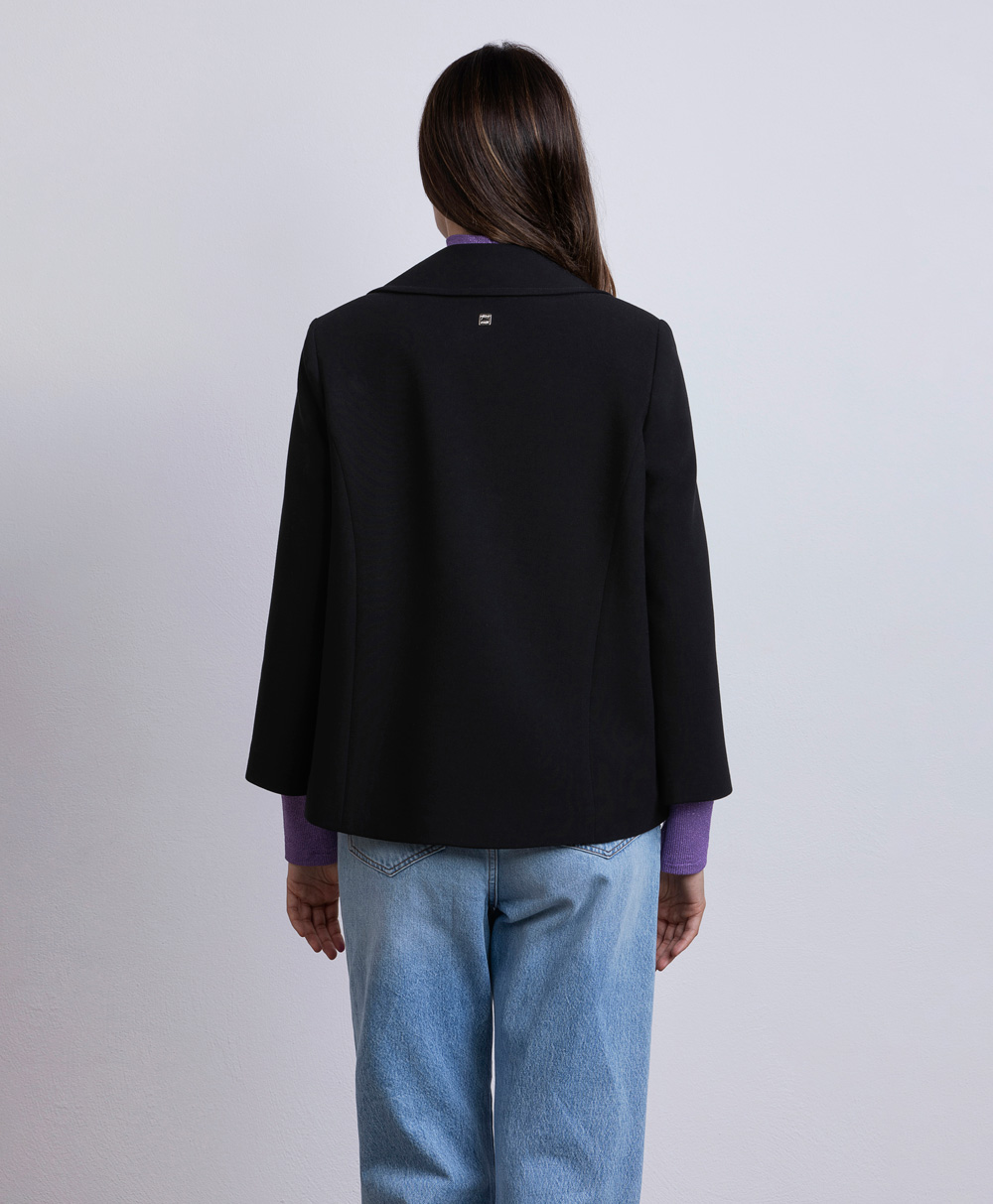 Markup Donna Cappotti Cappetta in doppio crepe cappotto