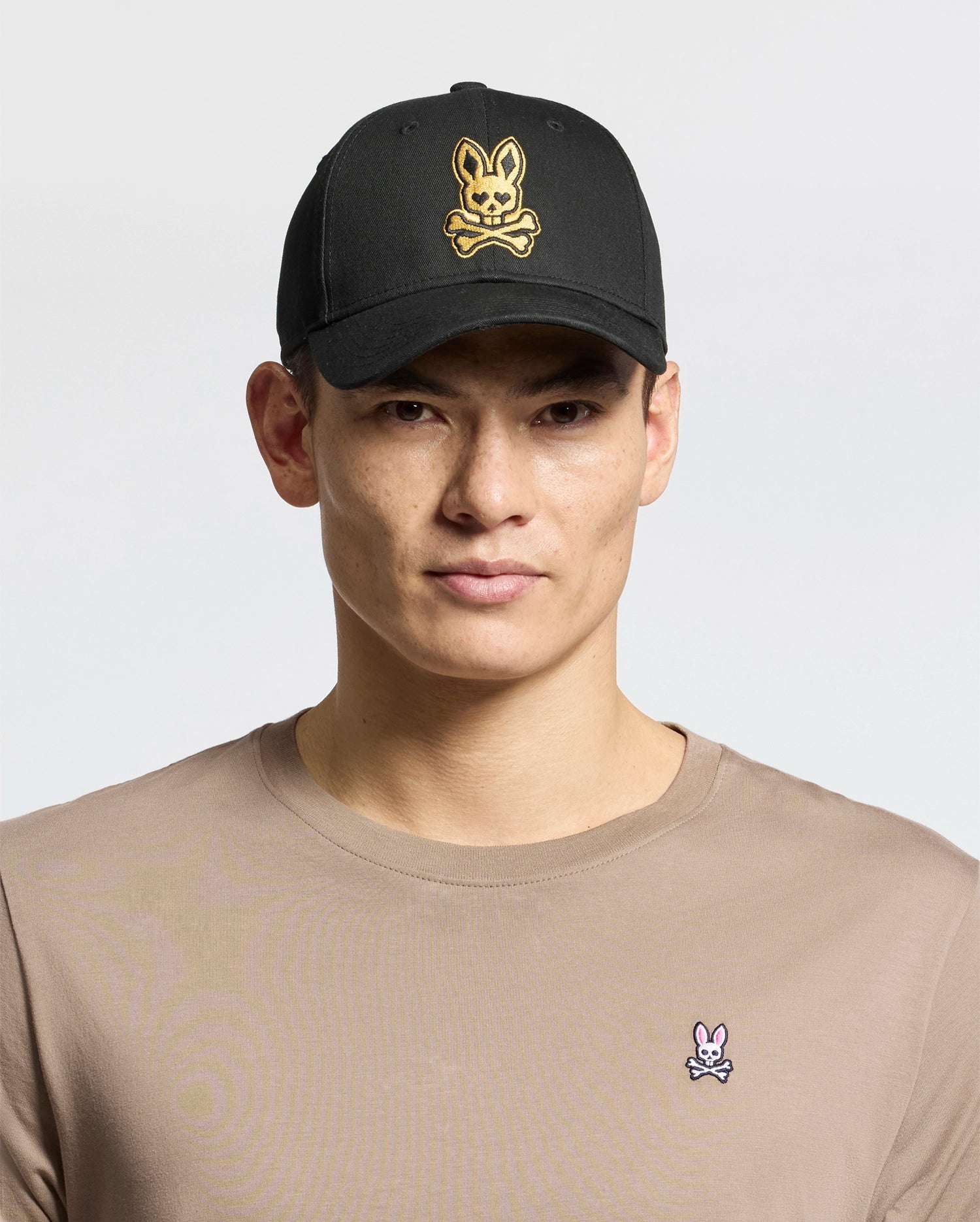 Psycho Bunny Accessories MENS LAS VEGAS BASEBALL CAP MO1500011 cappellino nero