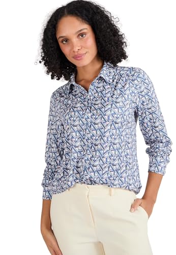 Damart Prêt-à-porter Camicetta a maglia calda donna stampa geometrica 38-40