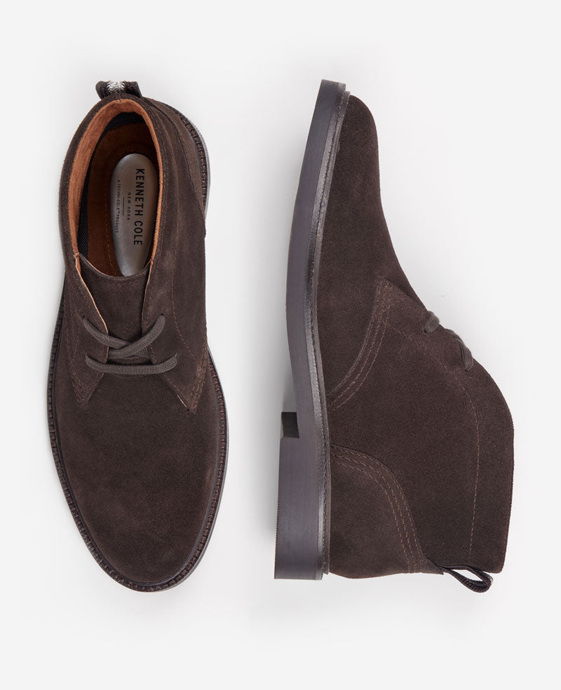 Kenneth Cole Reaction Shoes Wilhem Suede Chukka Boot stivaletti camoscio marrone
