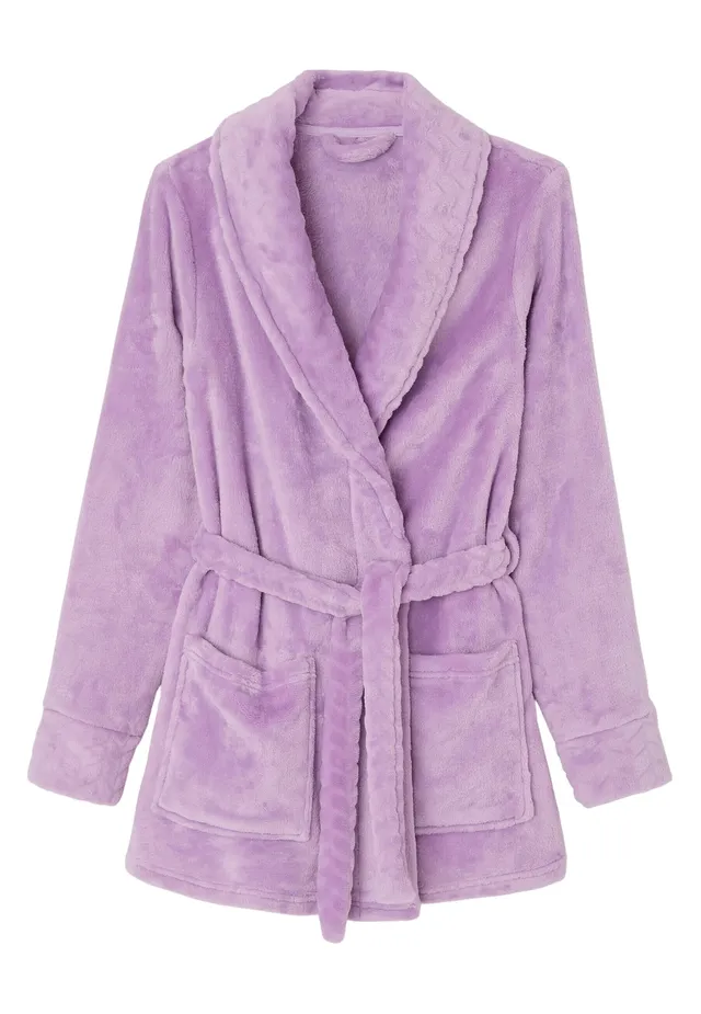 Damart Homewear vestaglia Thermolactyl corta donna viola malva XS