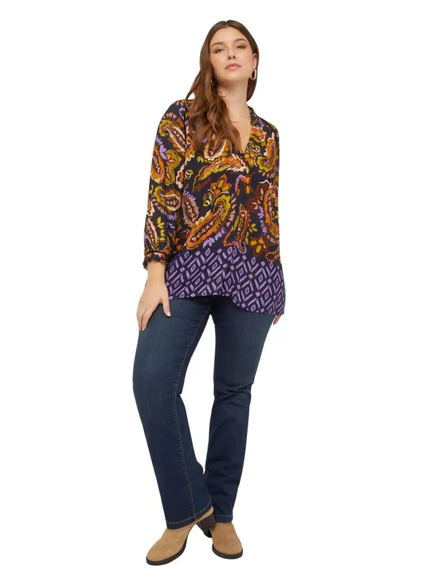 Fiorella Rubino Camicie e bluse Blusa dalla Stampa Paisley 50 Plus in viscosa