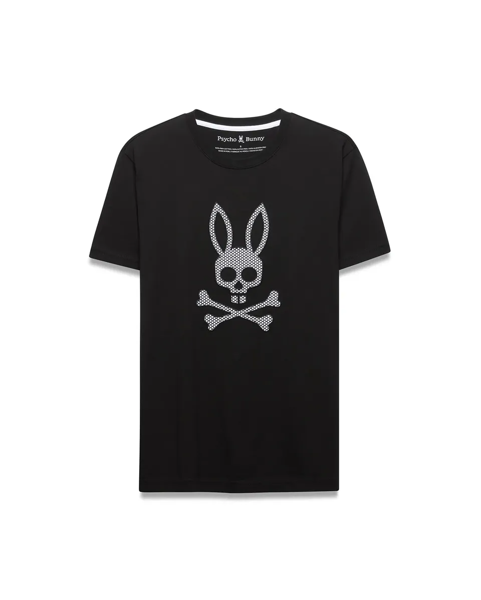 Psycho Bunny Men's Tees Stan Pima Cotton Graphic Tee maglietta Black XXS-XXXL cotone Pima