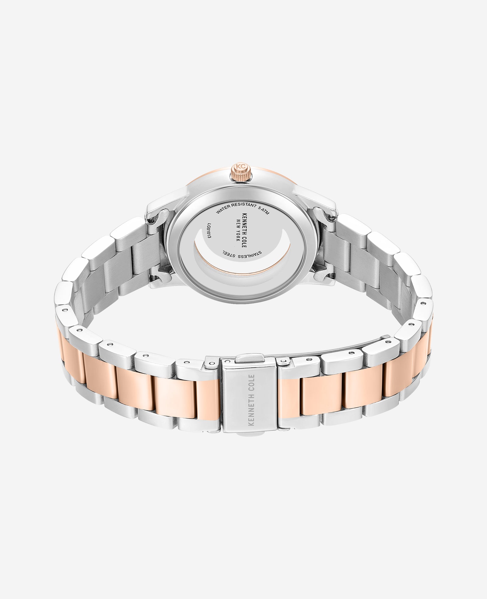 Kenneth Cole Reaction Watches Classic Open Dial MOP Sub Dial Bracelet Watch orologio multicolore bracciale acciaio