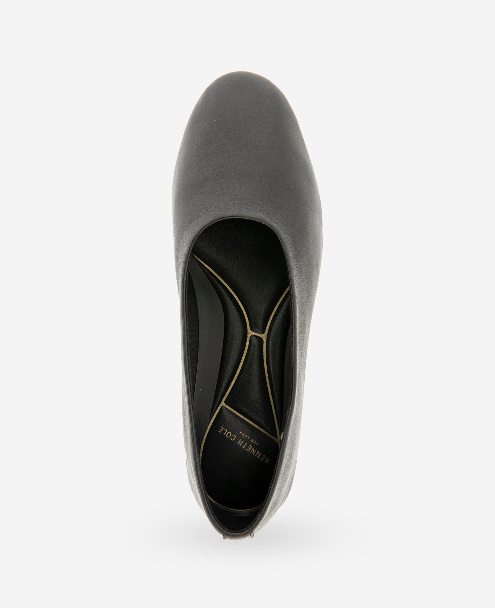 Kenneth Cole Reaction Shoes Garland Leather ballerine nere in pelle