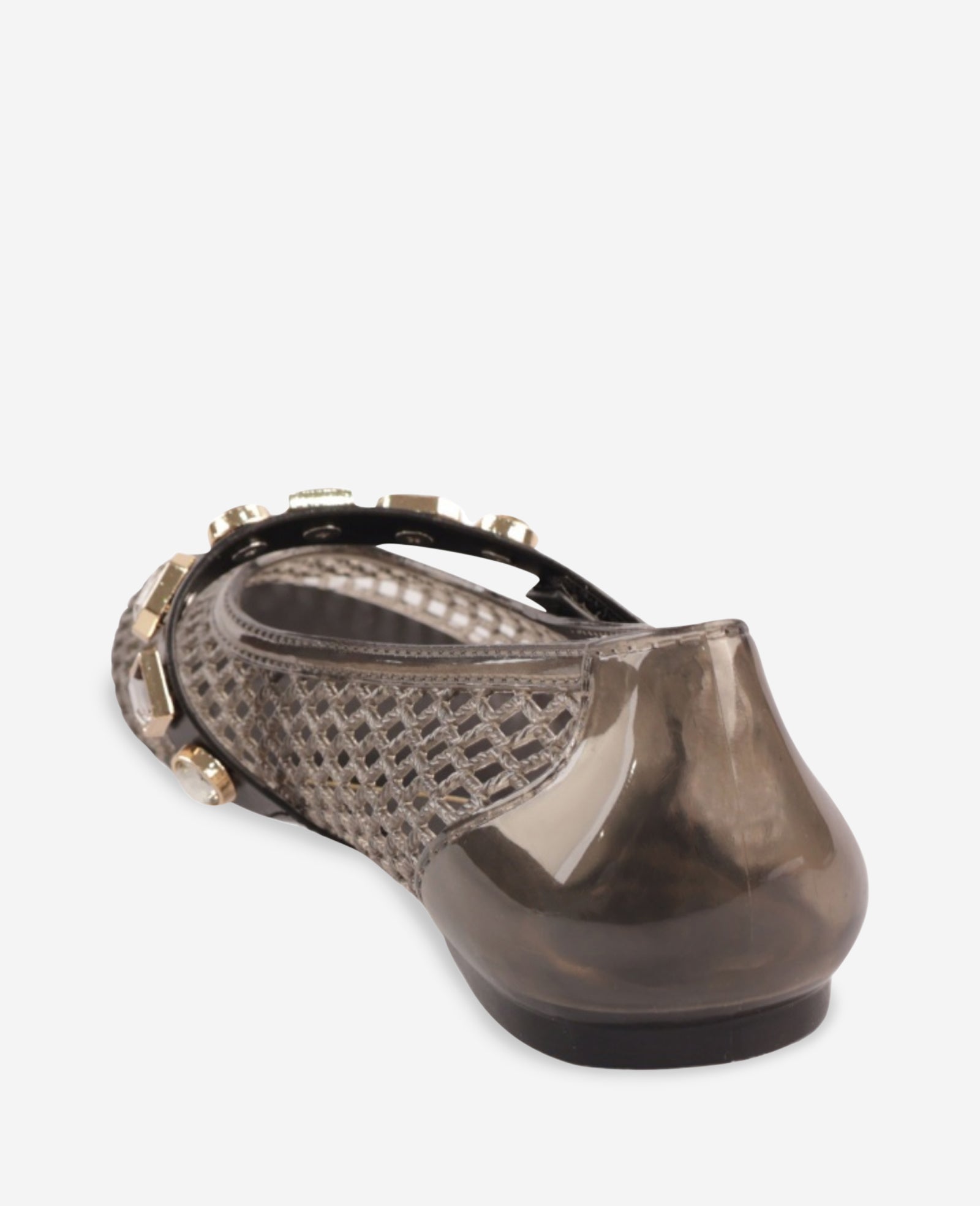 Kenneth Cole Reaction Shoes Jazzy Stone Embellished Ballet Flat ballerine Smoke
