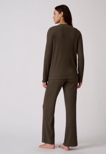 Damart Homewear Thermolactyl pigiama donna a costine
