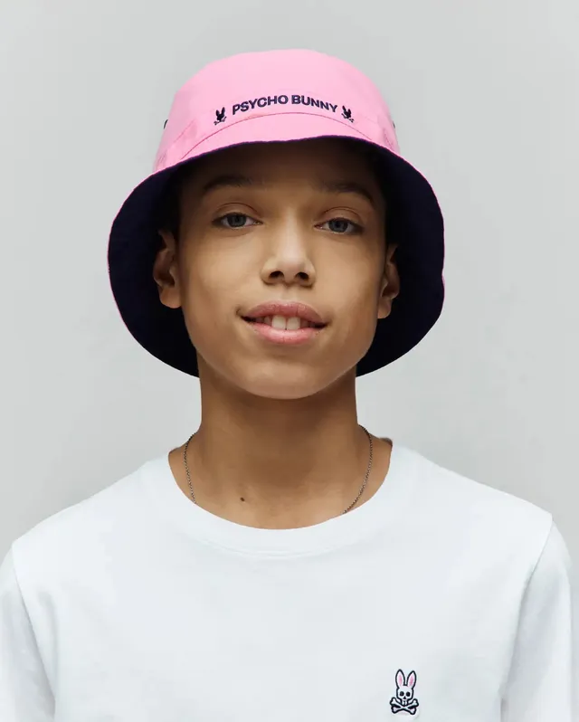 Psycho Bunny Kids Accessories KIDS LUKE REVERSIBLE BUCKET HAT KO1500043 cappello blu