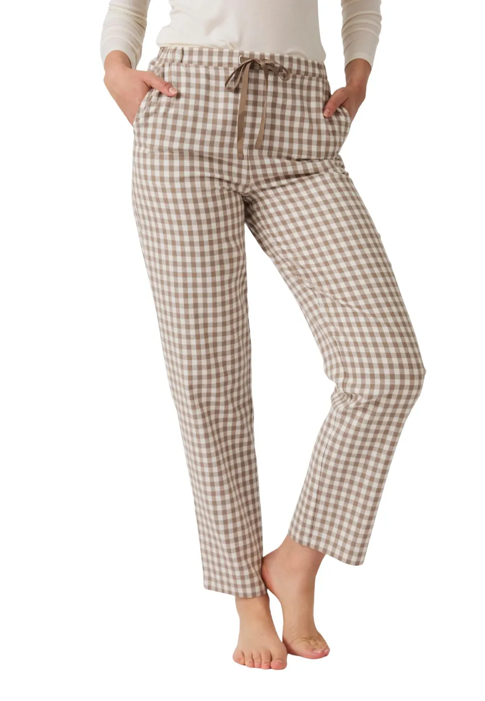 Damart Homewear pantaloni da pigiama in flanella da donna