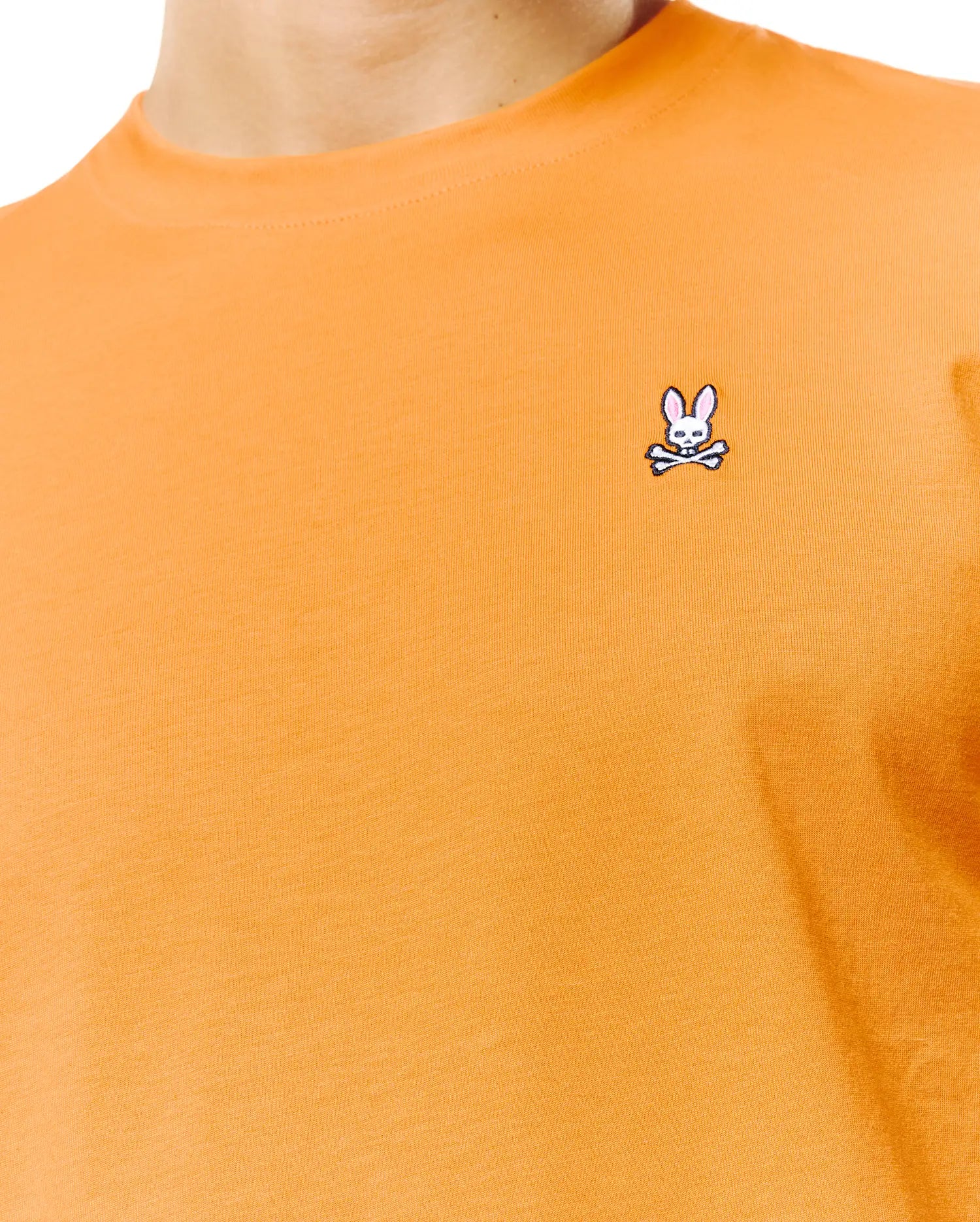 Psycho Bunny Men's Tees Classic Crew Neck Tee maglietta arancione