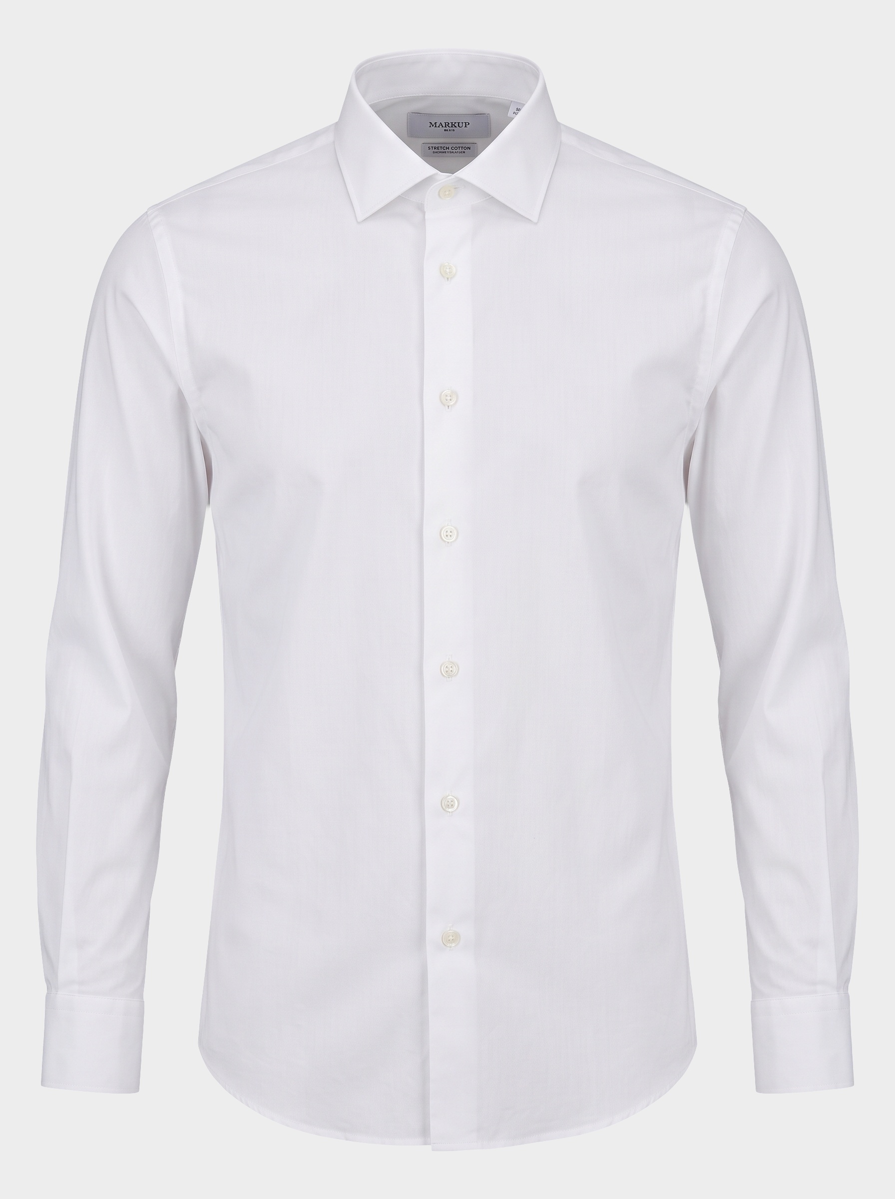Markup Uomo Camicie Camicia Collo Italiano Popeline camicia