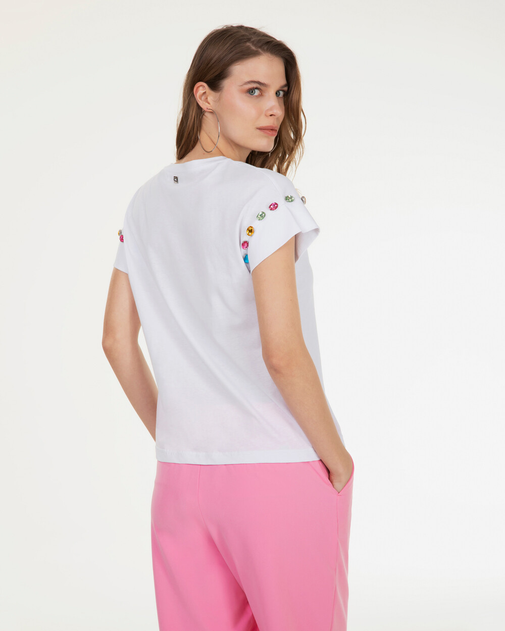 Markup Donna T-Shirt & Felpe T-shirt con pietre maglietta donna