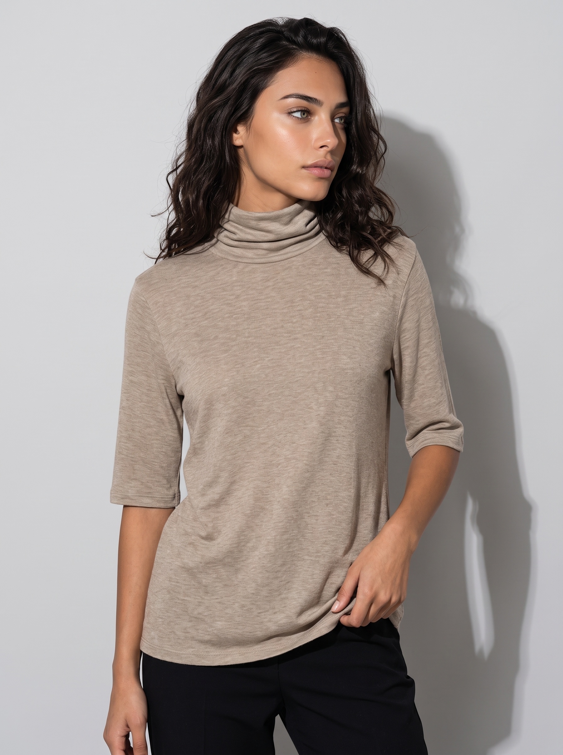 Markup Donna T-Shirt & Felpe T-shirt dolcevita misto lana