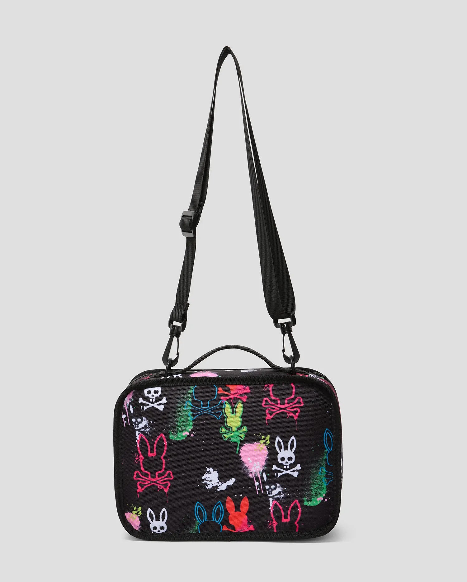 Psycho Bunny Kids Accessories KIDS QUINTIN LUNCH BOX porta pranzo nero 001 termico