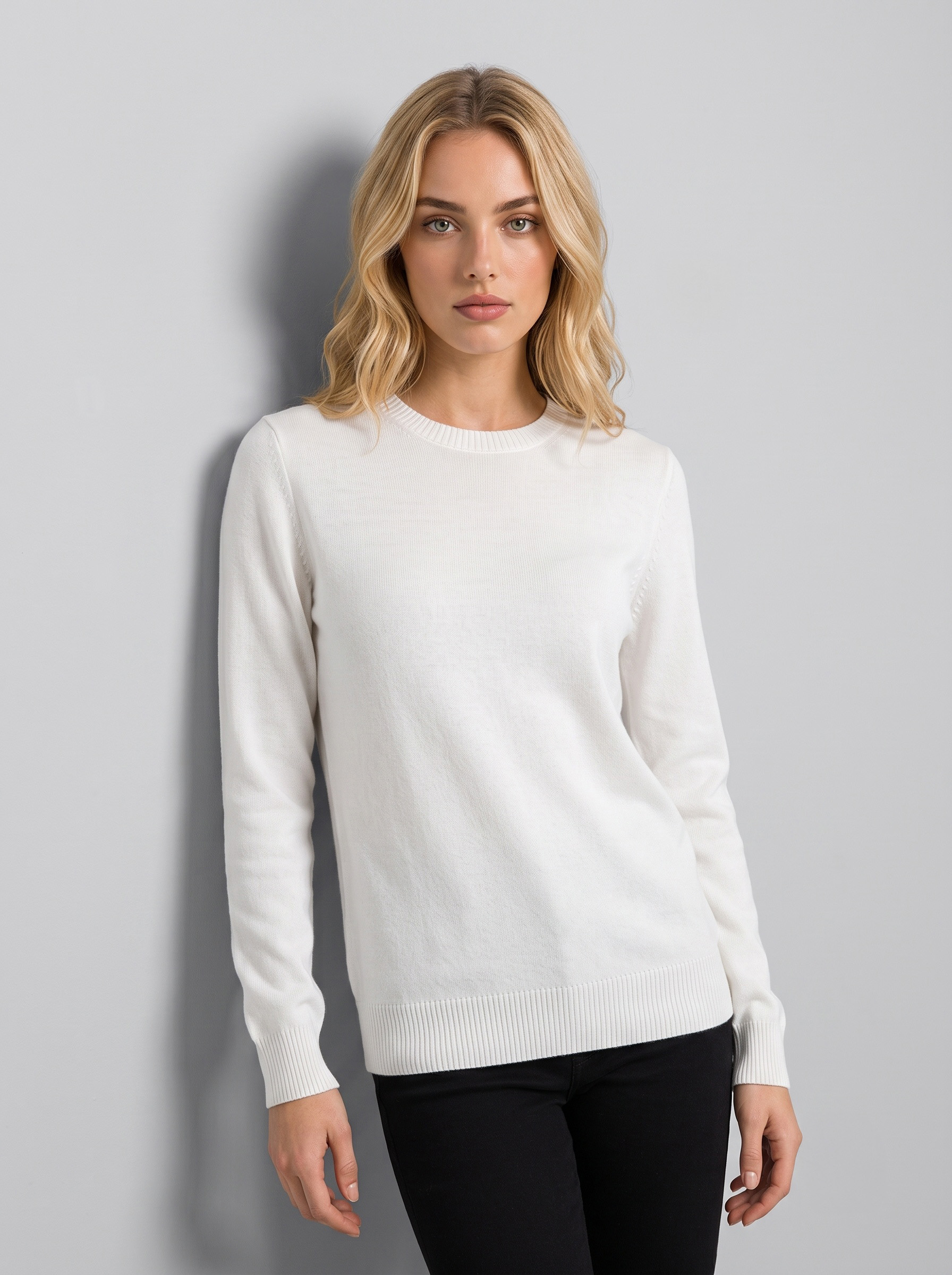 Markup Donna Maglieria Girocollo manica lunga Cashmere maglia
