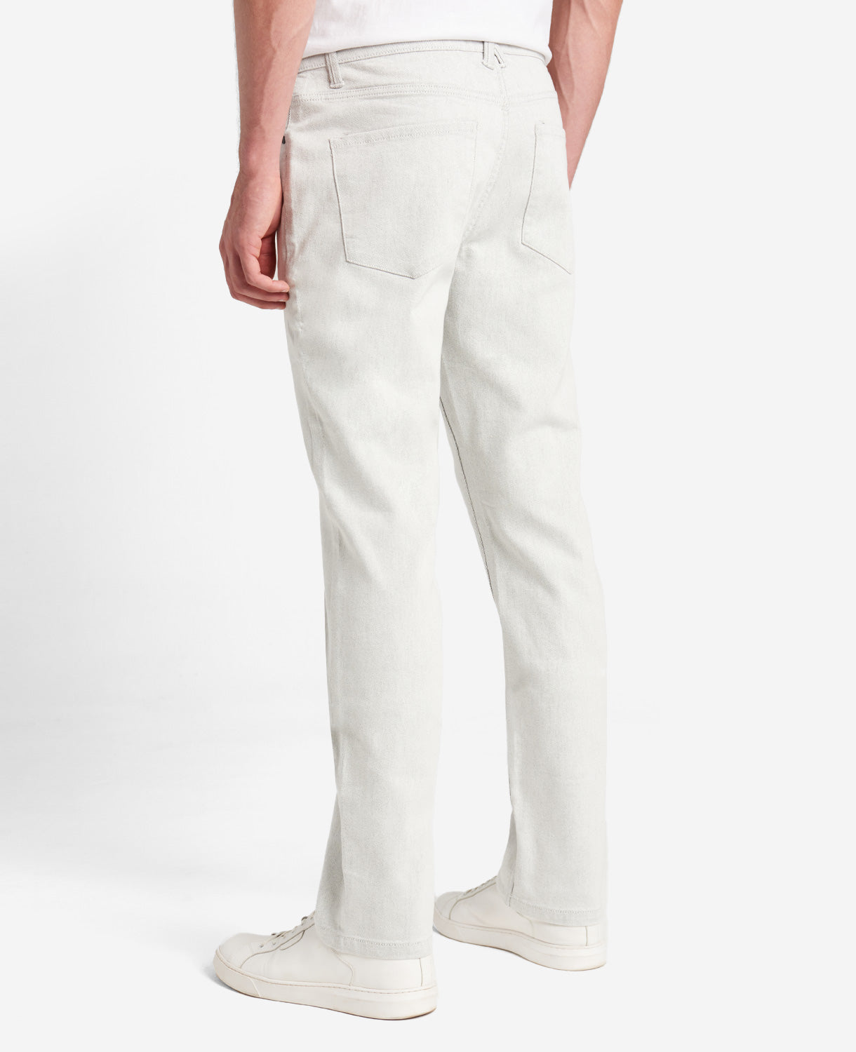 Kenneth Cole Reaction Clothing Slim-Fit Stretch Denim Jean jeans crema stretch