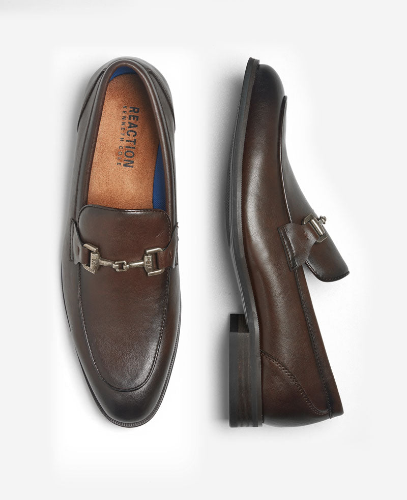 Kenneth Cole Reaction Shoes REACTION - Miller Slip On Loafer mocassini uomo marroni