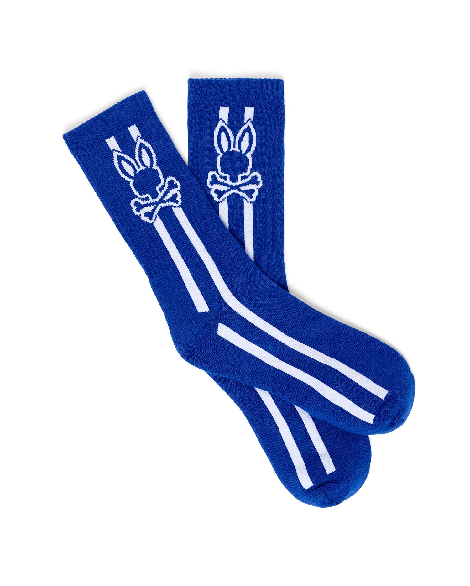 Psycho Bunny Accessories Ty Sport Sock calze sportive blu taglia unica cotone