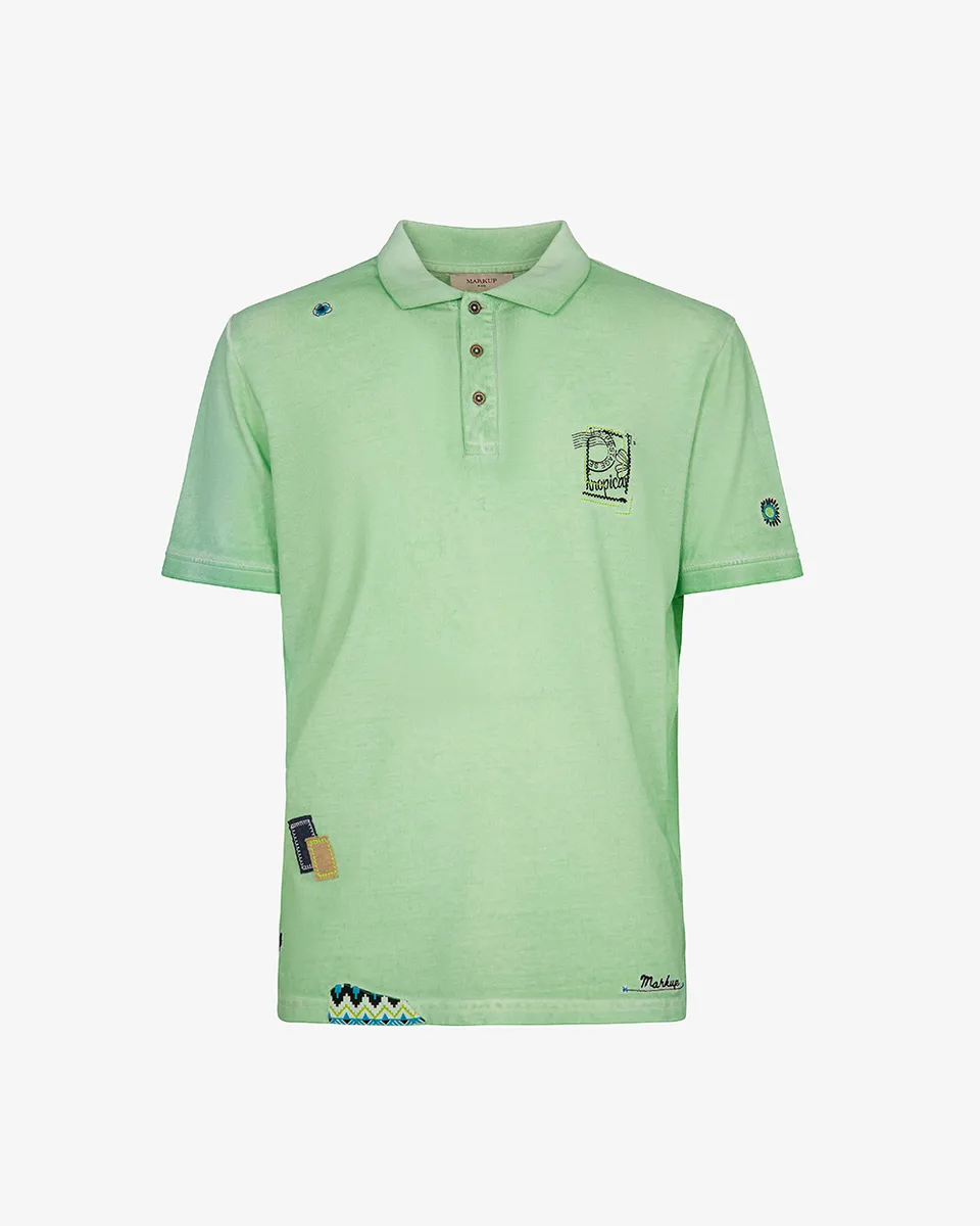 Markup Uomo Felpe & T-shirt Polo con ricami e stampa polo