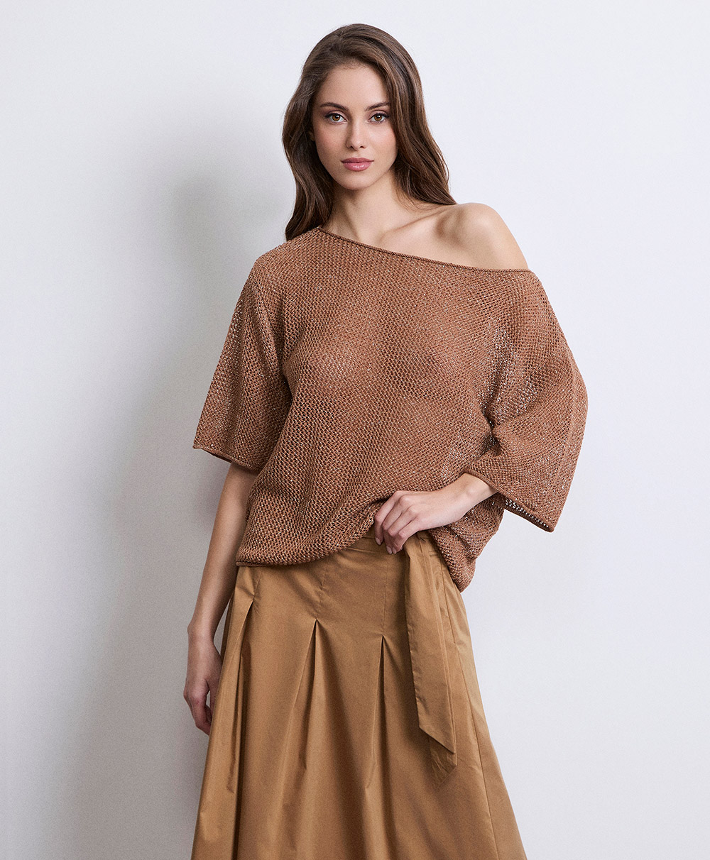 Markup Donna Maglieria Maglia filo lurex da donna
