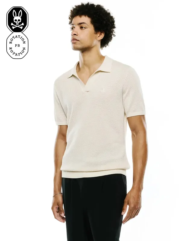 Psycho Bunny Men's Polos MENS DEVON KNIT POLO MT0100169 polo 250 Pristine XXS-XXXL cotone